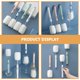thumbnail image 3 of GOOHOCHY 4 cepillos para lavar botellas de agua, multifunción, esponja para limpiar botellas del hogar., 3 of 8
