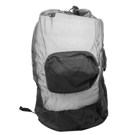 Drawstring Mesh Backpack for Scuba Diving, Snorkeling, Swimming, Beach