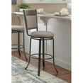 thumbnail image 3 of Home Square 2 Piece Upholstered Bar Stool Set with Metal Base in Pewter, 3 of 11