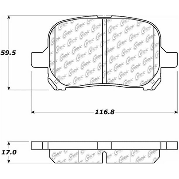 Go Parts Oe Replacement For 1999 2003 Toyota Solara Front Disc Brake Pad Set For Toyota Solara Walmart Com