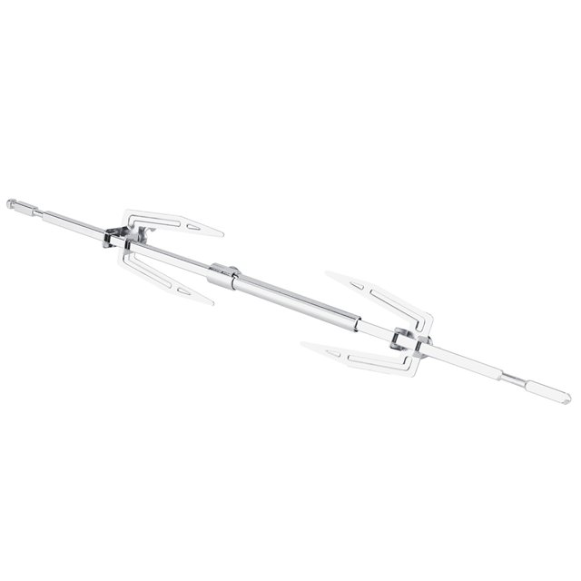 Accesorios para horno, brochetas de acero inoxidable ligeras y portátiles, herramienta para barbacoa diseñada meticulosamente