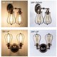 thumbnail image 2 of Lámpara de pared industrial vintage de 2 luces, lámpara retro para cafetería, loft, cocina, sala de estar y dormitorio de hotel (bronce), 2 of 5