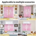 thumbnail image 5 of Valentine's Day Kitchen Curtains Window Panels, Pink Bowknot Ribbon Modern Mother's Day Insulated Window Treatment Curtain, Grommet Curtains for Bedroom/Living Room/Bathroom, 2 Piece 42"Wx84"L, 5 of 8