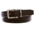 thumbnail image 2 of Men's Classic & Fashion Feather Edged Embossed Reversible Leather Dress Belt, 2 of 5