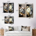 thumbnail image 4 of Designart "Blue Blooms in a Bouquet V" Bouquet Framed Wall Art Set Of 2 - Blue Floral Framed Wall Art Set Of 2, 4 of 6