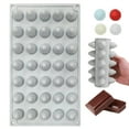 thumbnail image 2 of HJQEQVD 3D Raspberry Silicone Mold, 35-Cavity Nonstick Raspberry Silicone Mold Trays for Baking Chocolate Fondant Candy Gummy Jello Ice Mini Candle, 11.7 x 6.8 x 1.0 inches, Grey, 2 of 6