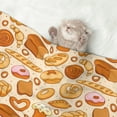 thumbnail image 2 of Naloa Various Bread Dog Blanket, 3 Sizes Cat Blanket for Indoor Cats Large Medium Small Dog Gifts-, 2 of 8