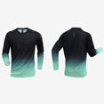 thumbnail image 4 of Daiosportswear Men's Gradient Athletic Shirts Long Sleeve T-Shirts Quick Dry Basic Tees Tops Mint Green XXXL(XXXL), 4 of 5