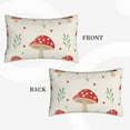 thumbnail image 4 of Haiem Pillowcase for Hair and Skin Queen - Flat Mushrooms Printed Soft Pillowcase with Envelope Closure-16"x24", 4 of 9