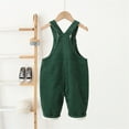 thumbnail image 5 of Krdevn Boys Corduroy Romper Jumpsuit Winter Lined Overalls Baby Casual Outfit Warm Soft Playwear for Toddlers,Kids Clothing,18-24 Months, 5 of 5