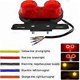thumbnail image 4 of LED Motorcycle Tail Light Integrated Brake Light Turn Signal Driving Lights With License Plate Lamp Holder For Harley (Red Lens)-Versailles, 4 of 4