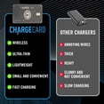 thumbnail image 3 of Cargador de Teléfono Portátil AquaVault ChargeCard Negro Compacto y Rápido, 3 of 7