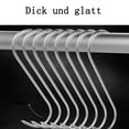 thumbnail image 3 of S-Shaped Meat Hanging Hooks, Stainless Steel Butcher Hook For Meat Processing, Hanging Drying, Food-Grade SUS 304, High Quality Anti-Corrosion Hooks, Reusable And Easy To Clean, 3 of 5