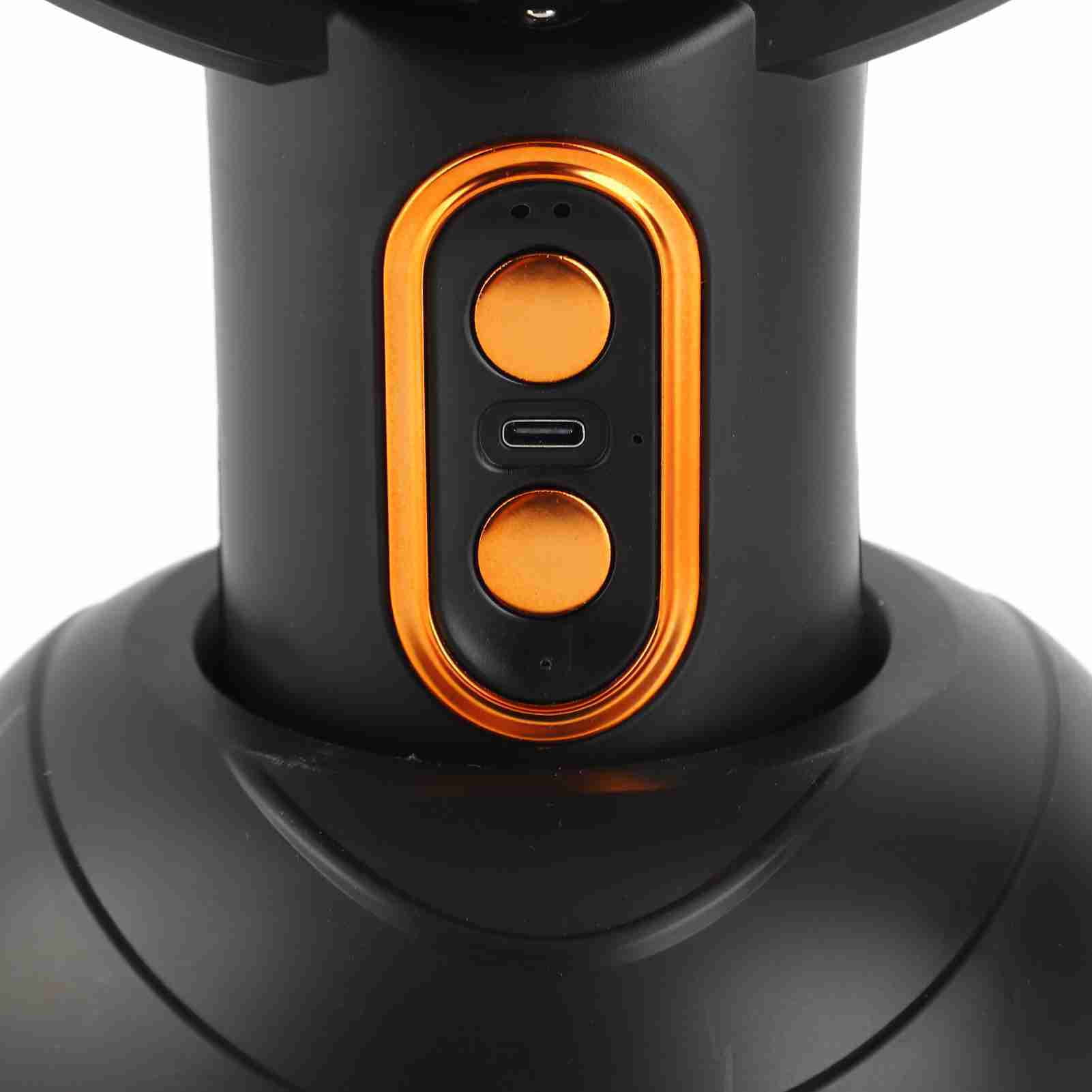 Yajisi Portable Desktop Range Hood 2‑Speed Negative‑Ion Exhaust Fan with Detachable Oil Cup & Removable Filter – USB Rechargeable, 3000 mAh, Ideal for Small Kitchens