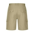 thumbnail image 5 of JIUKE Cargo Shorts for Men high waisted flat front straight leg dress work shorts hiking Knee Length Shorts, 5 of 7