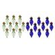 thumbnail image 1 of 20pcs Mini Botellas De En Forma De Lágrima Favorecen Los De Para La Fabricación De Joyas Macarena mini botellas con corchos, 1 of 8