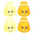 thumbnail image 1 of CTIRCHIU 4Pcs Balance Training Stilts with Flat Base Orange Plastic Lightweight and Wear Resistant, 1 of 6