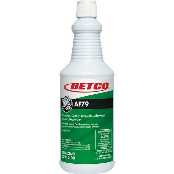 Betco AF79 Acid-Free Restroom Cleaner Ready-To-Use Spray - 32 fl oz (1 quart) - Citrus Bouquet ScentSpray Bottle - 1 Each - Multi