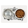 thumbnail image 1 of One and Only Saying Pet Mat for Food and Water, Simple Pattern of Typography in Cursive Handwriting Bold Font, Non-Slip Rubber Mat for Dogs and Cats, 18" X 12", by Ambesonne, 1 of 2