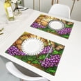 thumbnail image 6 of Stained Glass Butterfly Placemats Set of 6 Coffee Mats, Non Slip Backing 18x12 Inch for Home and Restaurants, 6 of 9