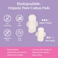 thumbnail image 4 of Pixie First Period Kit for Girls 9-12 - Best Organic Cotton Teen Pads with Wings - Period Tracking Bracelet & Discreet Crossbody Bag - On-The-Go Tween Starter Kit & Feminine Care Hygiene Essentials, 4 of 9
