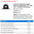 thumbnail image 2 of Center Drive Shaft Center Support Bearing - Compatible with 1979 - 1986, 1992 - 1999 GMC C1500 Suburban 1980 1981 1982 1983 1984 1985 1993 1994 1995 1996 1997 1998, 2 of 2