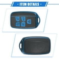 thumbnail image 5 of Unique Bargains 5 Button Smart Remote Key Shell for Land Rover Range Rover 2013-2017 Protector TPU Blue, 5 of 6