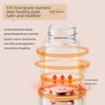 thumbnail image 3 of Electric Kettle,Portable Water 300ml Precise Qisuo Warmer Baby Warmer 300ml Water Warmer Temperature Built-in Warmer Kettle Built-in Battery Kettle Car Precise Temperature Car Outdoor Precise, 3 of 6