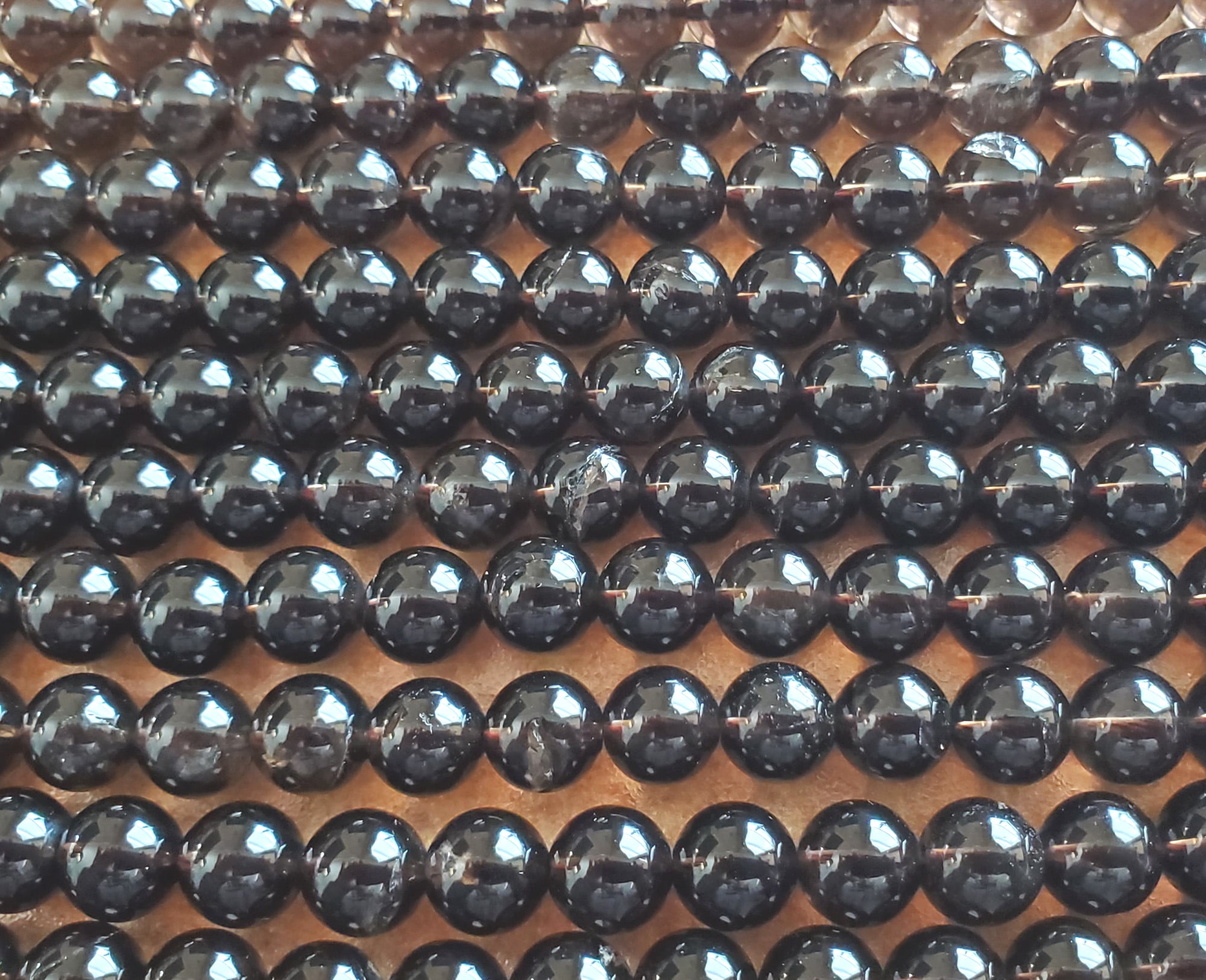 12mm Natural Smoky Quartz Round Beads ForJewelry Making