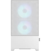 Fractal Design Pop Mini Air RGB White TG mATX High-Airflow Clear Tempered Glass Window Tower Computer Case