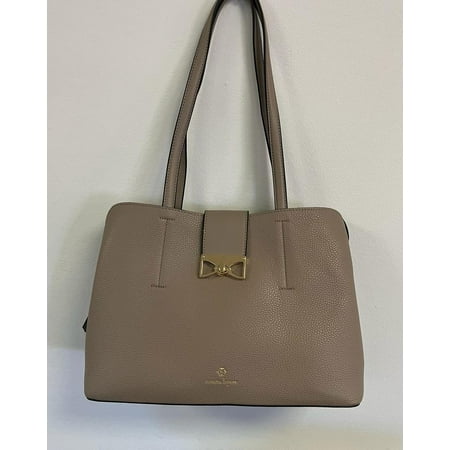 Nanette Lepore Felicity Taupe Vegan Shoulder Bag
