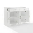 thumbnail image 5 of Crosley Furniture Stanton Traditional MDF Wood Sideboard in White, 5 of 17