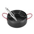 thumbnail image 3 of 22cm With Clip Tempura Kitchen Multifunctional Japanese Style Iron Deep Fryer, 3 of 10