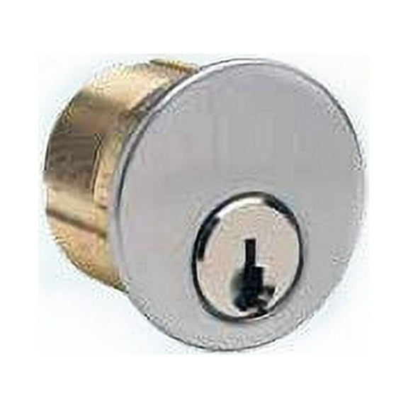 Ilco 7165-KS-2-26D Mortise Cylinder, Satin Chrome 1" KW1