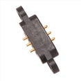 thumbnail image 4 of 40Pairs 3Pin Spring Loaded Magnetic Pogo Pin Connector 3 Positions Magnets Pitch 2.3MM Through Holes Male Female Probe, 4 of 8