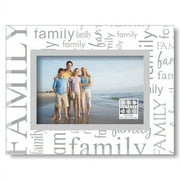 WEDDING ALL OVER etched glass expressions keepsake frame by Sixtrees - 4x6