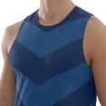 thumbnail image 5 of Workout Tank Tops for Men Moisture Wicking Quick Dry Sleeveless Sjirts Breathable Cut Off Muscle Gym Workout Running Mesh Shirt for Summer, 5 of 5