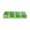 Green, variant on Misright Garage Hardware Sorting Box with 4 Sections and Clear Top Cover