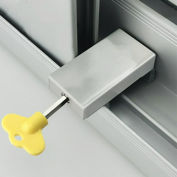 Agiferg 2PCS Adjustable Sliding Window Locks Door Frame Security Locks With Key