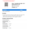 thumbnail image 2 of Relay - Compatible with 2008 - 2011 Buick Enclave 3.6L V6 2009 2010, 2 of 2