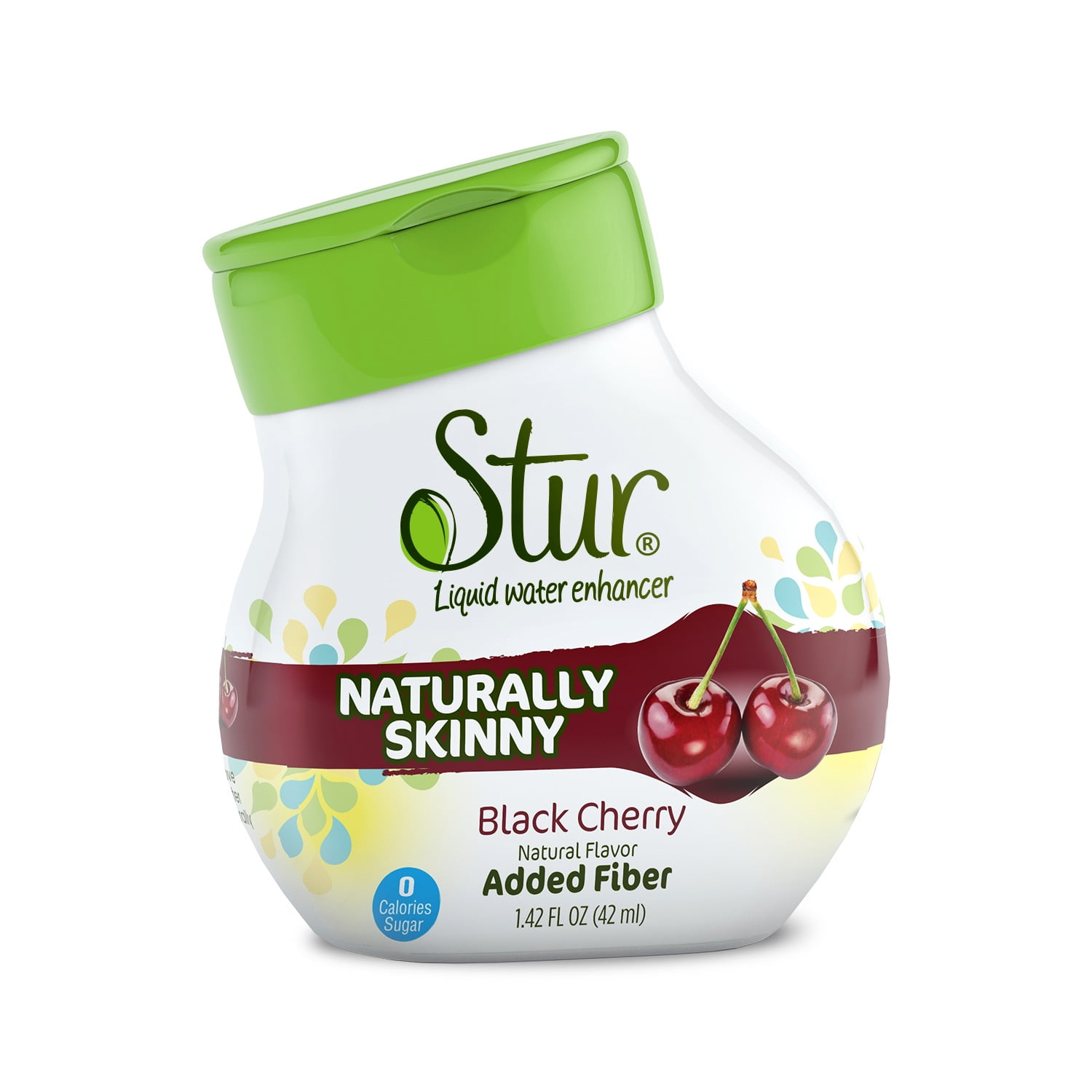 Stur Naturally Skinny Black Cherry Liquid Water Enhancer 1 42 Fl Oz Walmart Com Walmart Com
