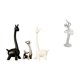 thumbnail image 1 of Figura De Jirafa Y Bailarina De Cerámica Moderna, Escultura Artística, Centro De Mesa Creativo Para Escritorio, Oficina, Dormitorio, Estantería, Chimenea, Decoración De Entrada., 1 of 8