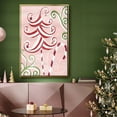 thumbnail image 6 of Candy Cane Holiday I - Framed Gallery Wrapped Holiday Canvas - 17 x 25 - Gold Frame, 6 of 8