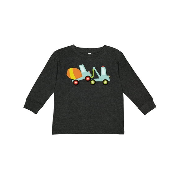 Inktastic Tow Truck Construction Boys Long Sleeve Toddler T-Shirt