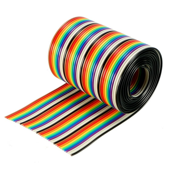 40P Jumper Wire 1.27mm Pitch Ribbon Cable Breadboard DIY 1m Long