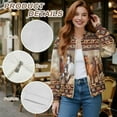 thumbnail image 6 of COEQINE Women's Short Bomber Jacket Lightweight Trendy Motorcycle Jackets Zip Up Cropped Moto Biker Coats with Pockets, 2025 Varsity Shacket Coats, 4X-Large, American Tribal Running Horse, 6 of 7