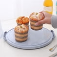 thumbnail image 3 of Recipiente redondo portátil for pasteles con tapa y asa for pasteles, galletas y pan, 3 of 7