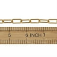 thumbnail image 3 of U8MO 5m/roll Stainless Steel Paperclip Unwelded Chains Elongated Cable Chains 17x7mm-Gold, 3 of 9