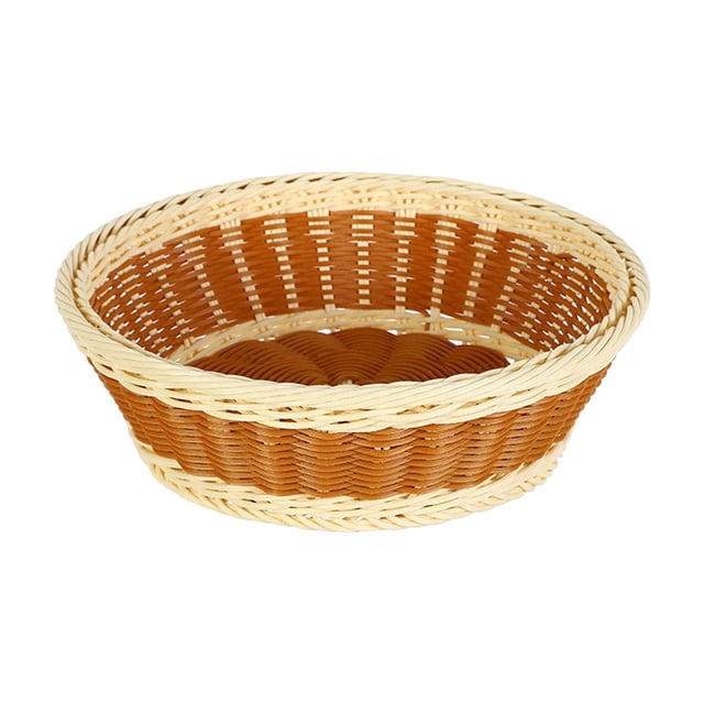 Tumotour Plastic Imitation Vines Storage Basket - Fruit And Vegetable Storage Basket - Snack And Candy Tray - Bread Basket - Multi Functional Storage Tray
