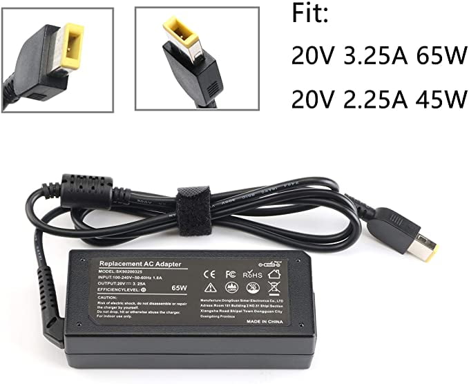AC Adapter Charger for Lenovo Yoga 730-15IKB 81CU 81CU0048US 81CU0047US. By  Galaxy Bang USA 